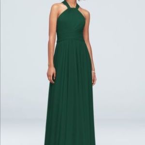 High Neck Mesh Bridesmaids Dress Juniper